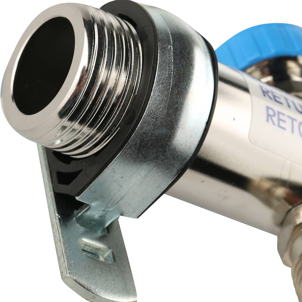 *12180611001 РЕХАУ RAUTHERM S Распределительный коллектор HKV на 6 контуров нерж .сталь (без шаровых кранов)