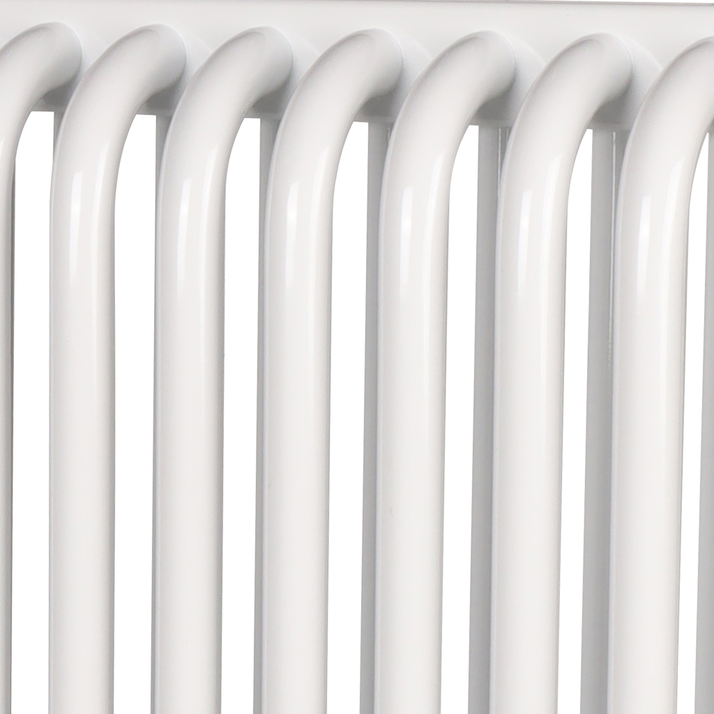 2-х трубчатый радиатор стальной ROMMER RST 2050/24 секции нижнее правое подключение RAL9016