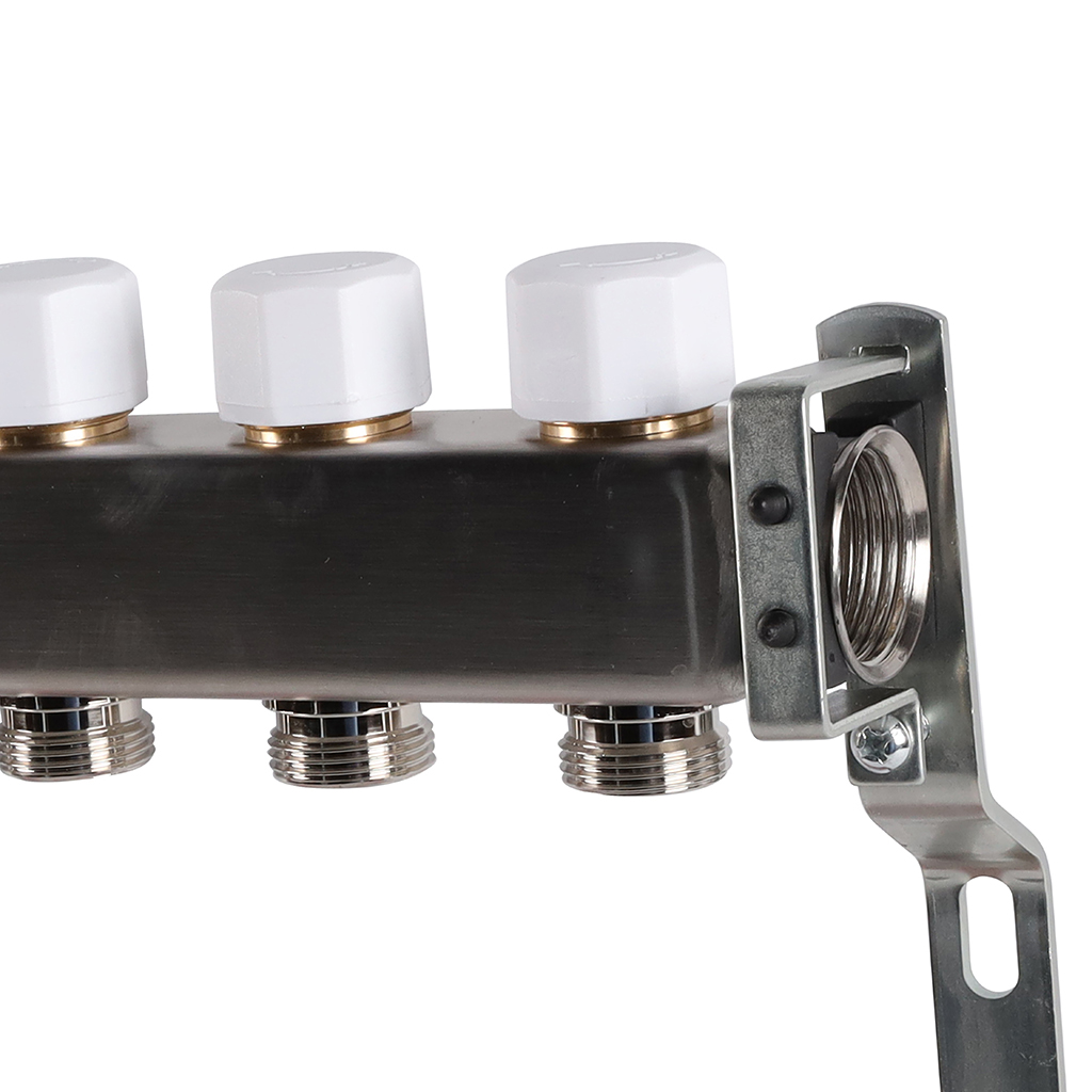 Коллектор из нержавеющей стали с расходомерами ROMMER 12 выходов, RMS-1200-000012