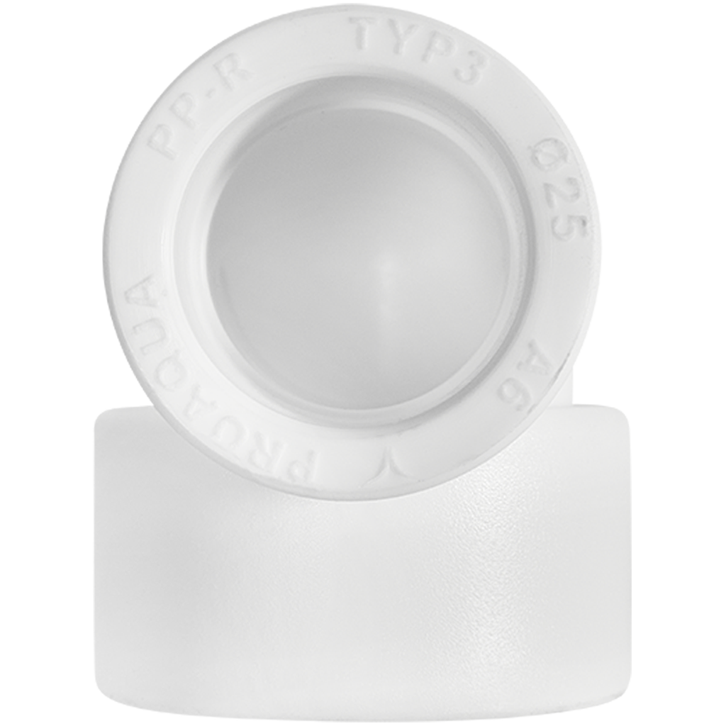 Угольник переходной Pro Aqua d= 32-25 PP-R 90 градусов Белый