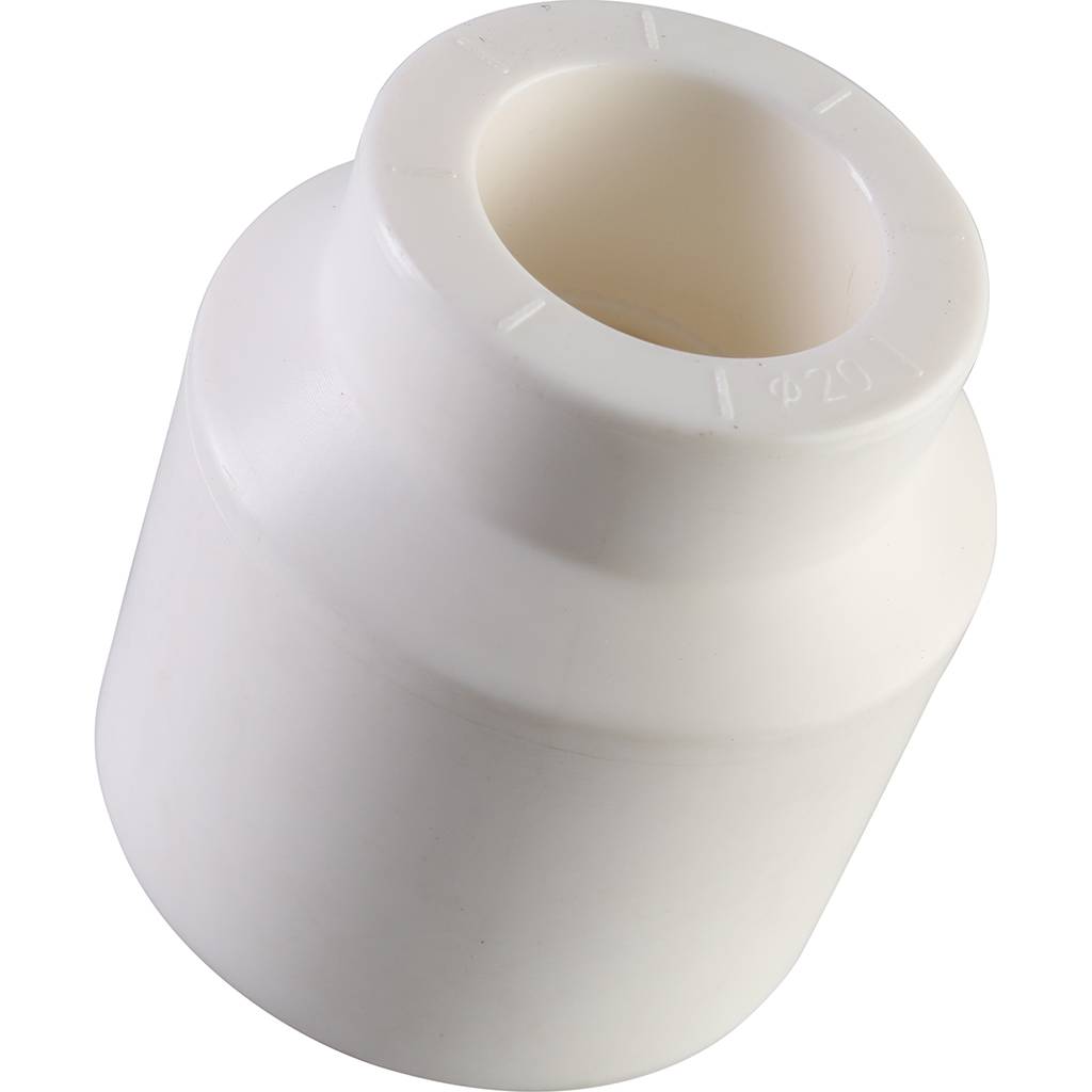 Муфта переходная внутр./наруж. Политэк 40х20 для полипропиленовых труб под сварку (цвет белый)