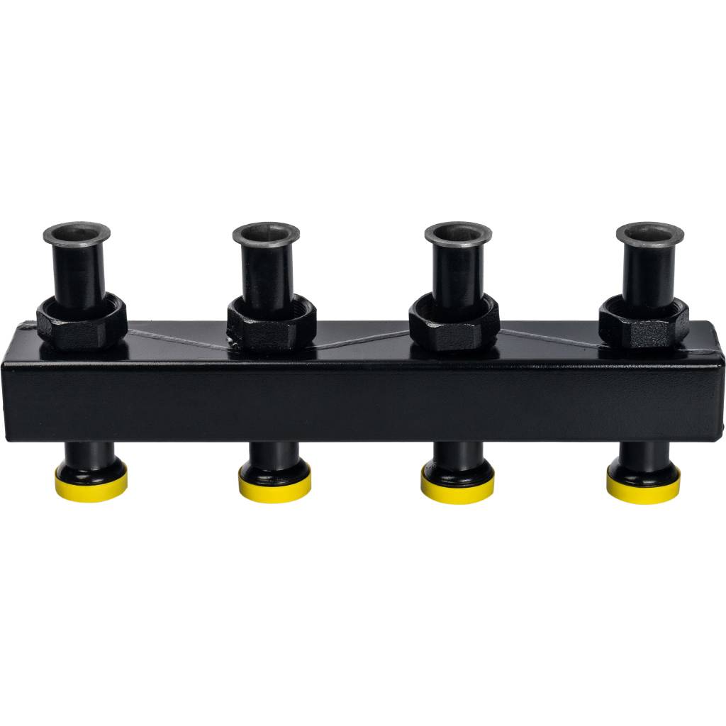 Стальной распределительный коллектор STOUT SDG-0017 2(3) отопительных контура, в теплоизоляции DN 25