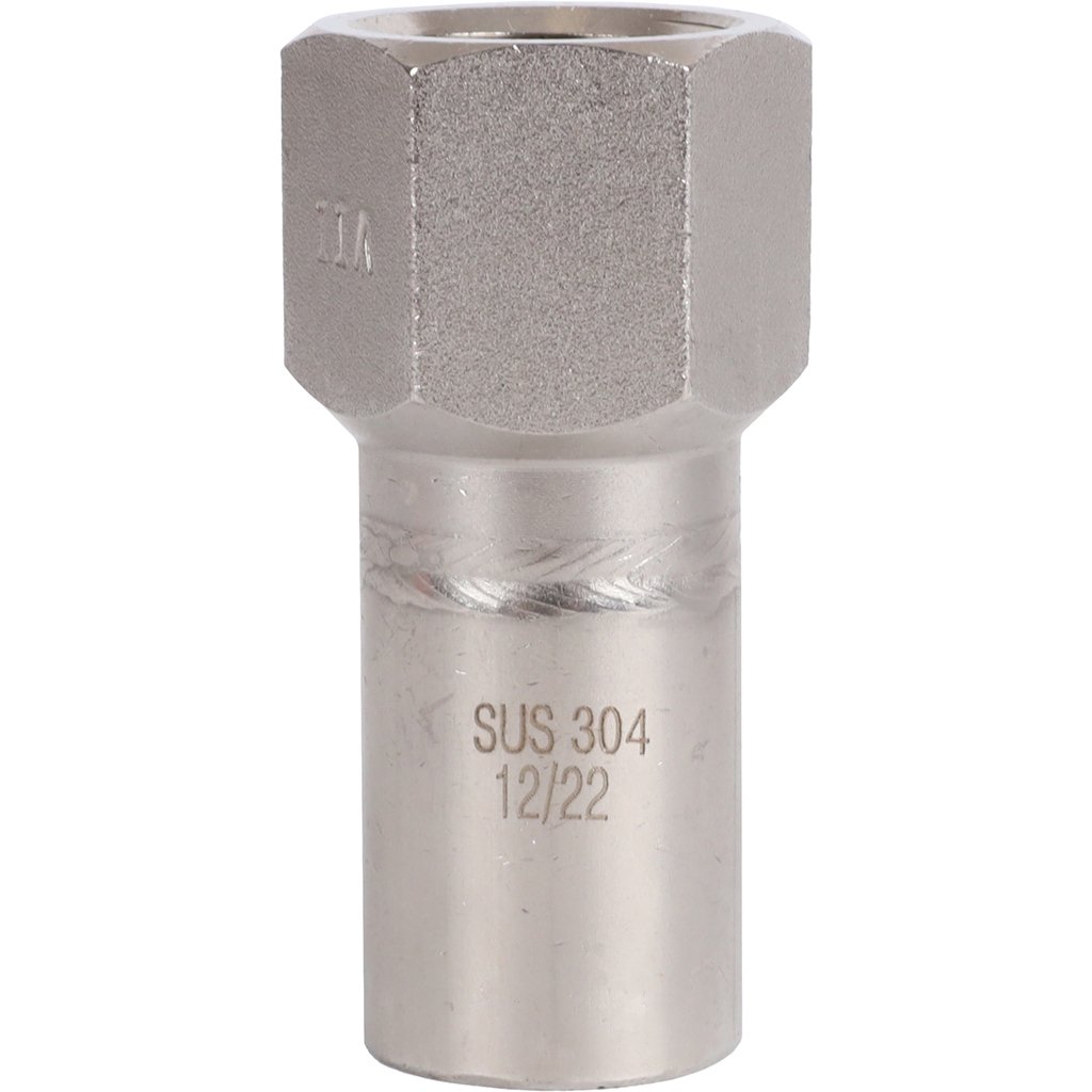 Вставка переходная НПр-ВР ROMMER 22х1/2 из нержавеющей стали прессовой, RSS-0023-002212