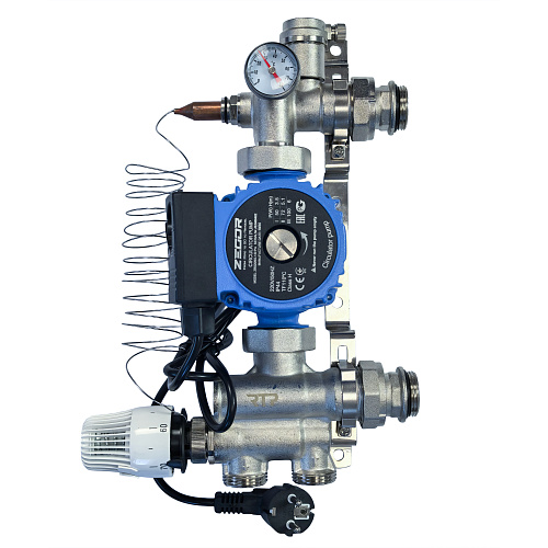 Насосно-смесительный узел для коллектора (без насоса) 1х1 1/2, RTP