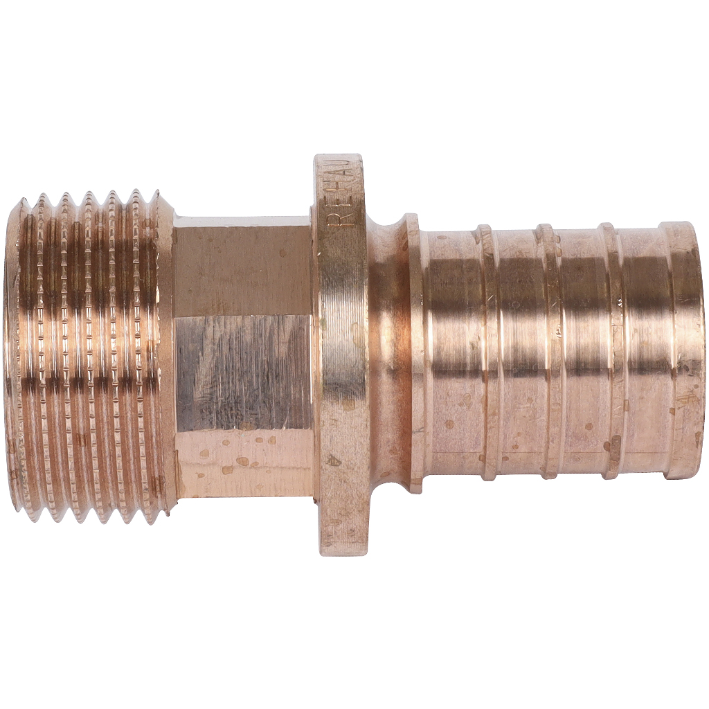 Переходник РЕХАУ RAUTITAN с наружной резьбой 32-R 1 RX+ для труб из сшит полиэтил аксиальный, 14563211001