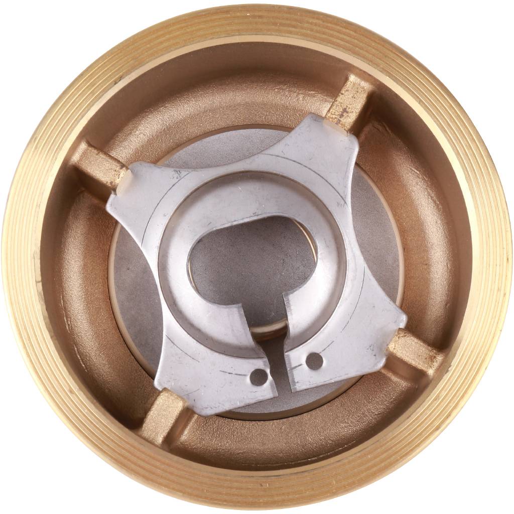 Клапан обратный осевой Tecofi Ду65 Ру16 межфланцевый из латуни, CA7441-0065