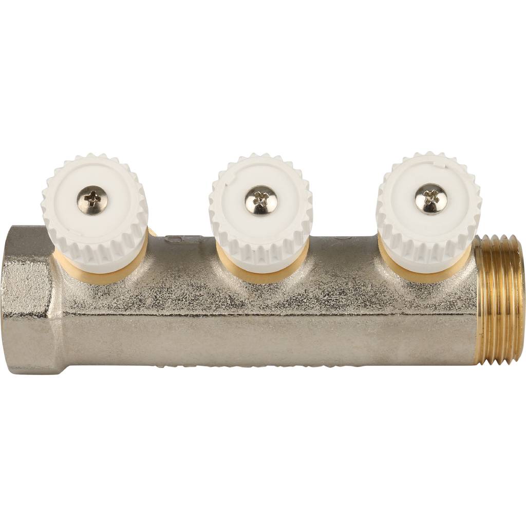 Коллектор распределительный STOUT 1, 3 отвода 3/4 ЕК