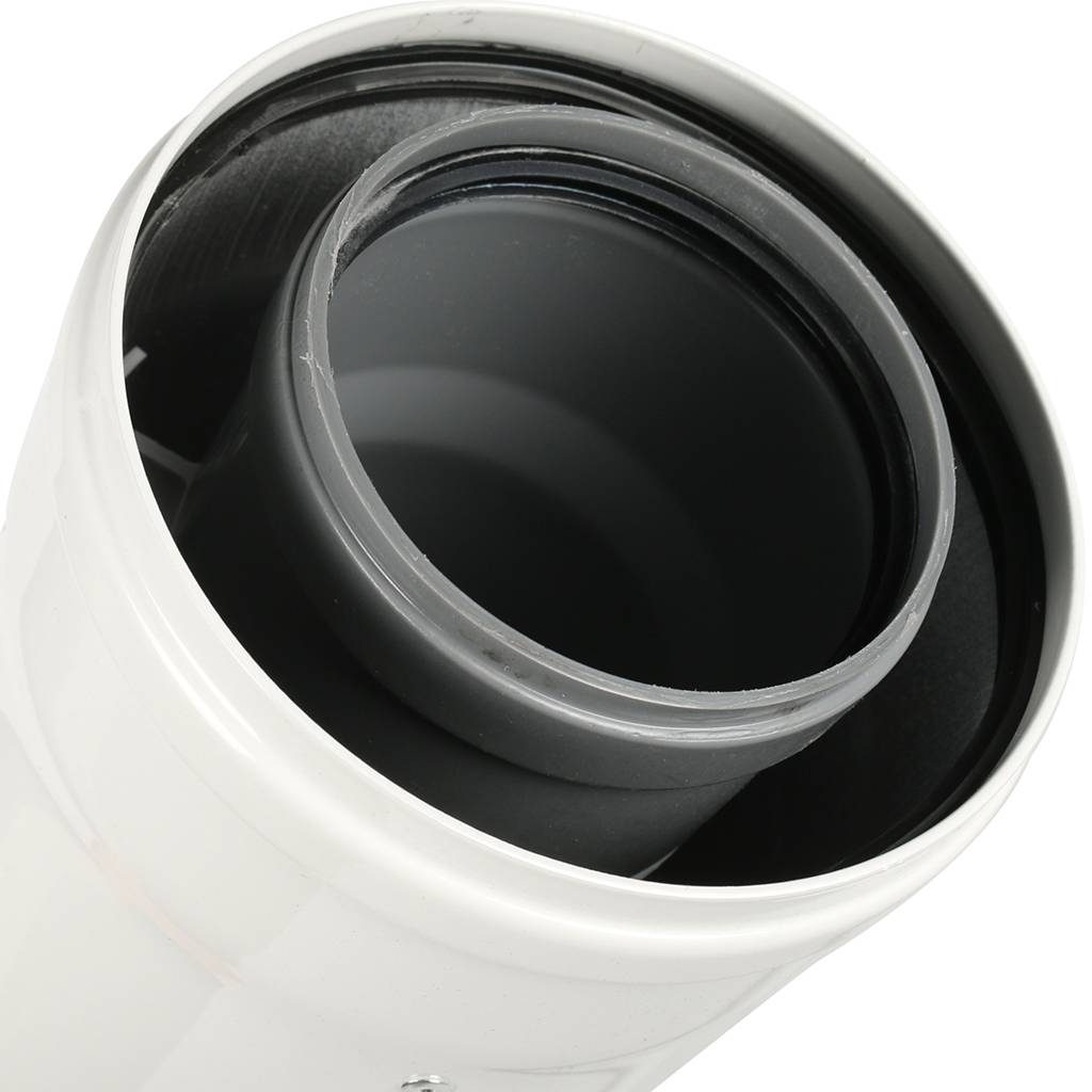 Коаксиальное удлинение Baxi полипропиленовое, диам. 80/125 мм, длина 1000 мм, HT, KHG71408851-