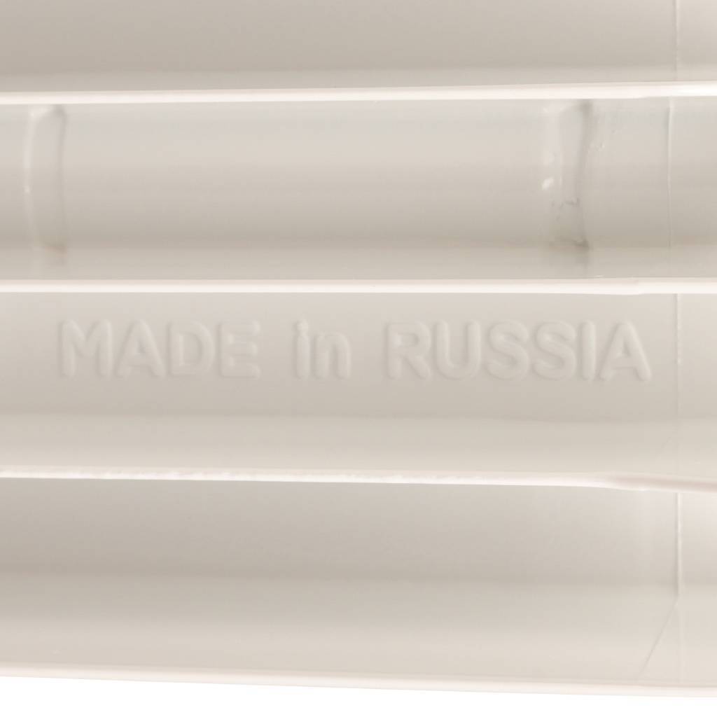 Радиатор биметаллический STOUT Space 500 9 секций боковое подключение RAL9016, SRB-0310-050009