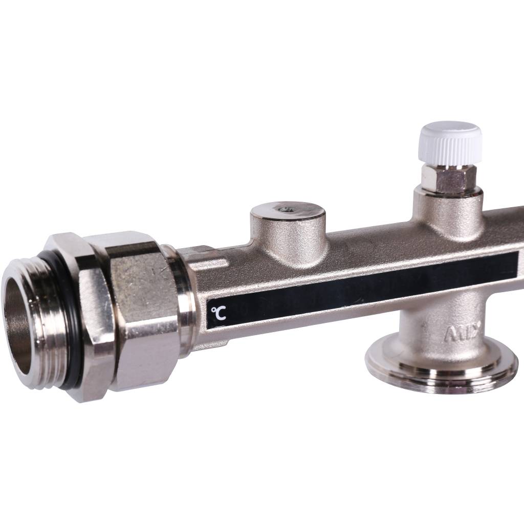 Насосно-смесительный узел STOUT с термостатическим клапаном 30-60°C, без насоса, SDG-0120-007000