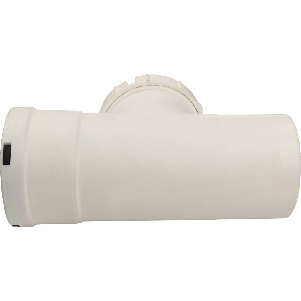 Элемент дымохода STOUT конденсац. визуальн инспекция T образн DN80 п/м PP-FE, SCA-8080-010210