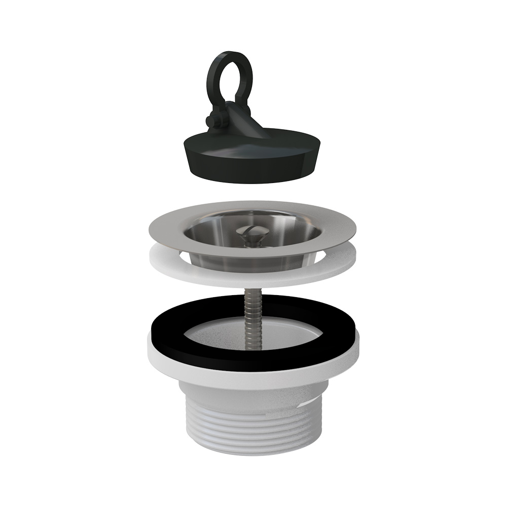 AlcaPlast A33 AlcaPlast Донный клапан сифона для мойки 6/4  с нержавеющей peшeткой DN70