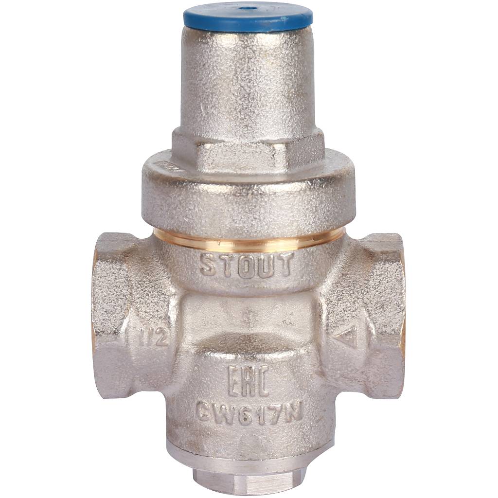 STOUT  Редуктор давления PN16 вн/вн 1/2  без подкл. манометра, SVS-1009-000015