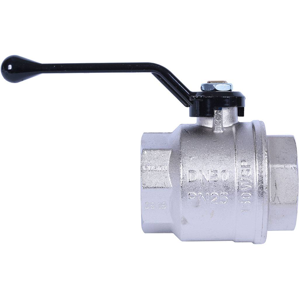 Кран шаровой BUGATTI Oregon (ручка-рычаг алюминий) внут-внут резьба 2, 03000193