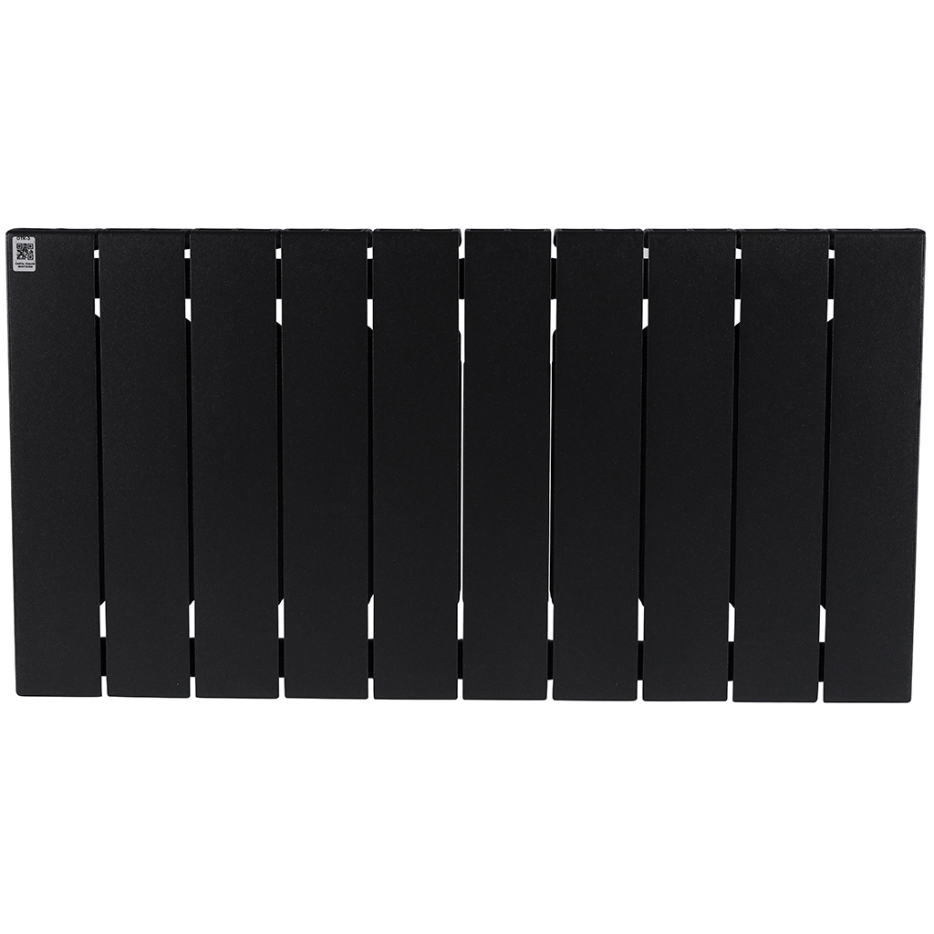 Радиатор биметаллический RIFAR SUPReMO 350 10 секций боковое подключение (Антрацит), 4RS35-10-AN