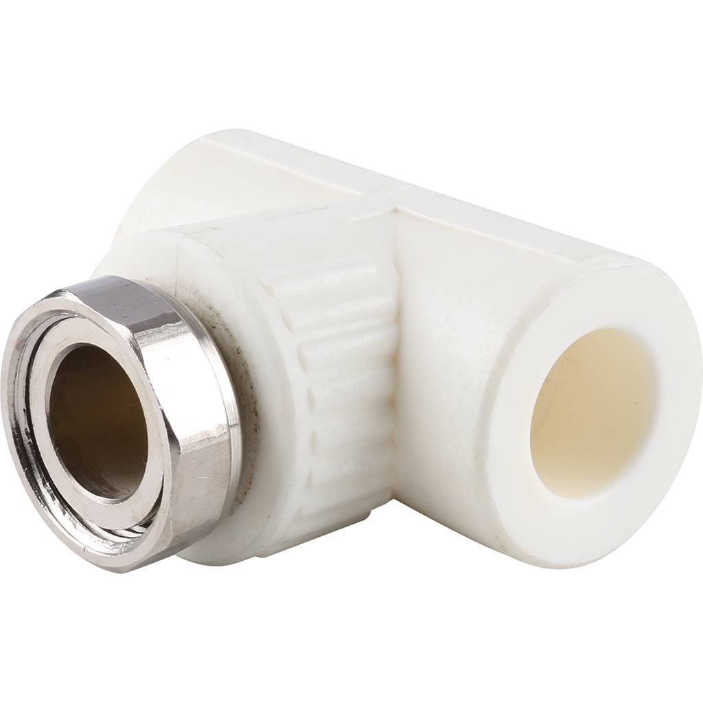 Тройник Kalde комбинированный с накидной гайкой 20х3/4, 3222-tut-200c00