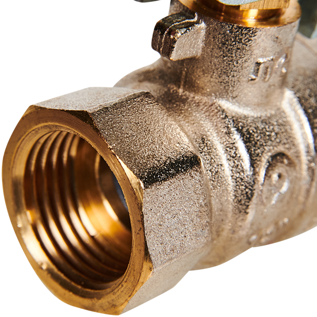 Кран шаровой ROMMER ВР/ВР, ручка рычаг 1/2