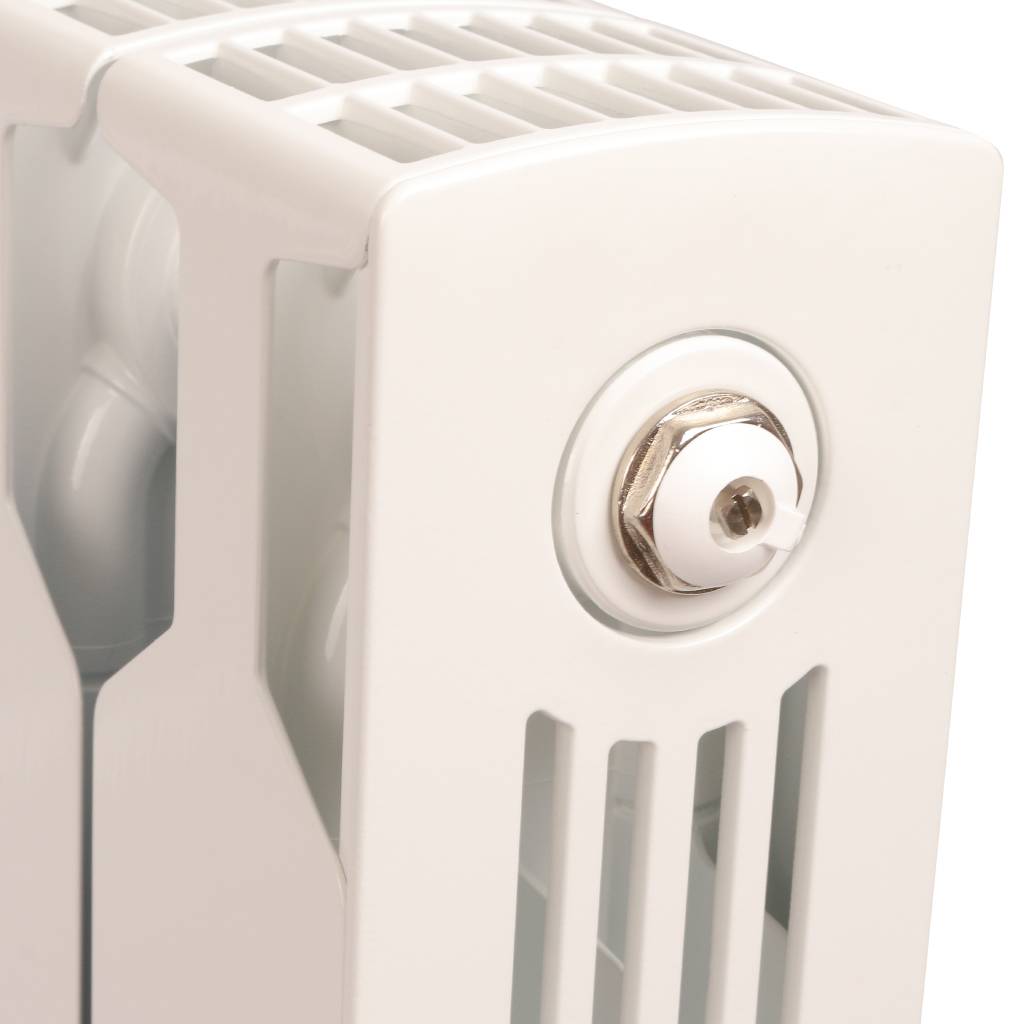 Радиатор биметаллический RIFAR SUPReMO VENTIL 500 SVR 4 секции нижнее правое подключение (белый RAL 9016), 4RS50.VR-4