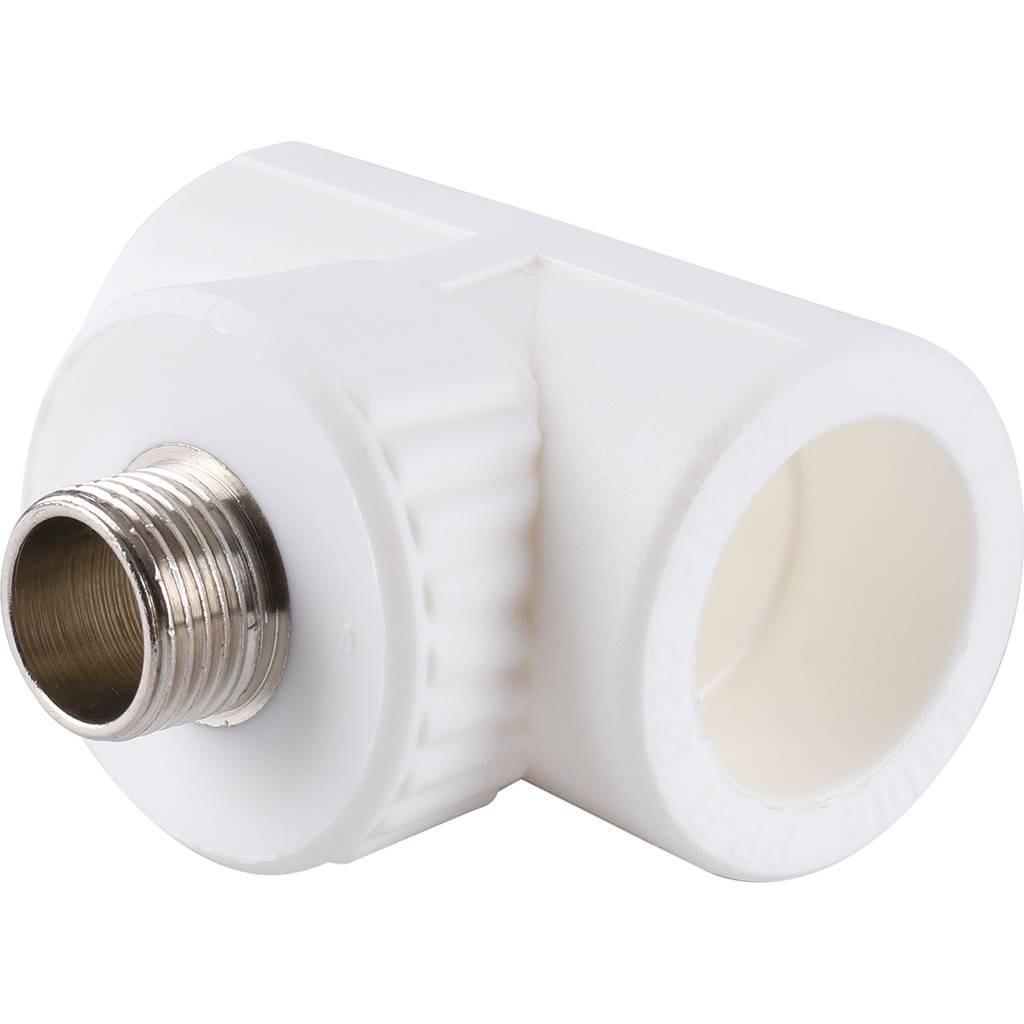 Тройник Kalde с наружной резьбой для полипропиленовых труб 32х1, 3222-tmo-321032