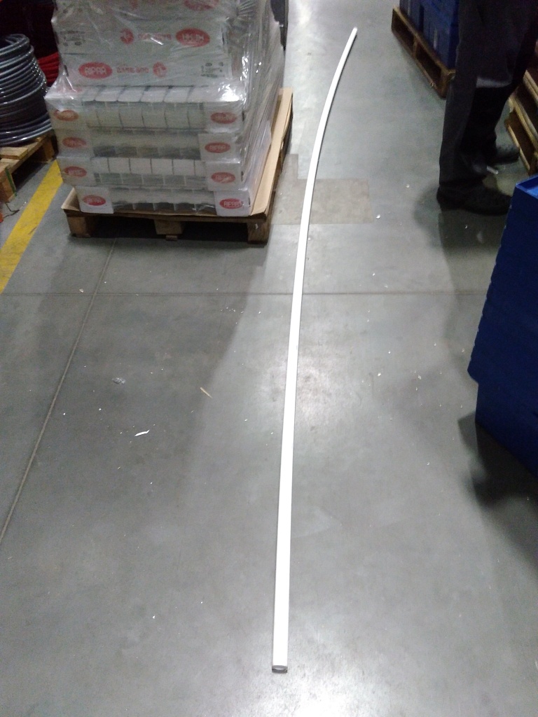 Уцененный товар (Замятие трубы): Труба армированная фольгой в центре Pro Aqua DUO SDR 6 Белая 4м PA3901232 PP-R, PA39012