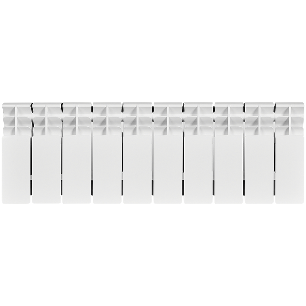 Радиатор биметаллический STOUT TITAN 200 10 секций боковое подключение (белый RAL 9016), SRB-3310-020010