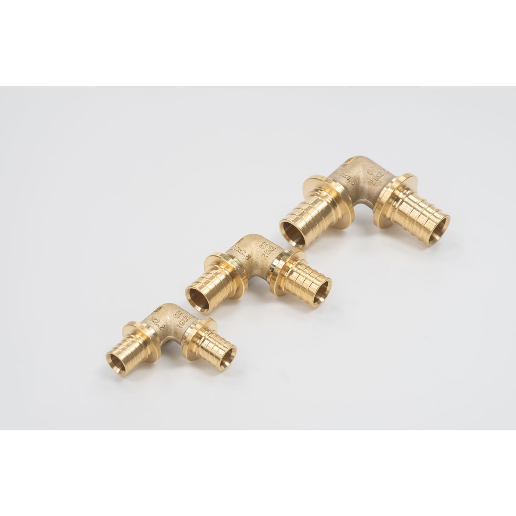 Угольник РЕХАУ 90°, 20 MX для труб из сшитого полиэтилена аксиальный