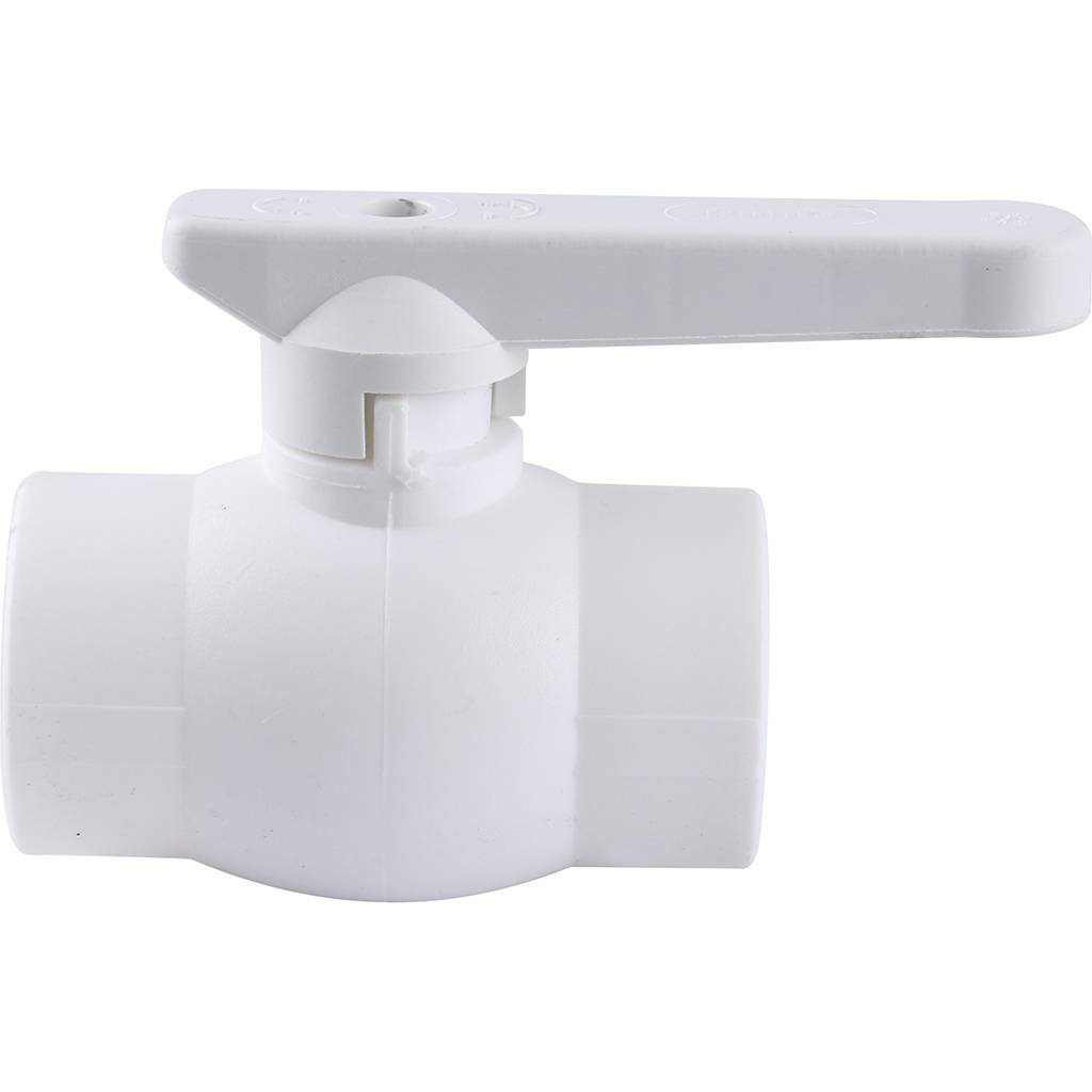 Кран шаровой Kalde d=32 для полипропиленовых труб под сварку (цвет белый)