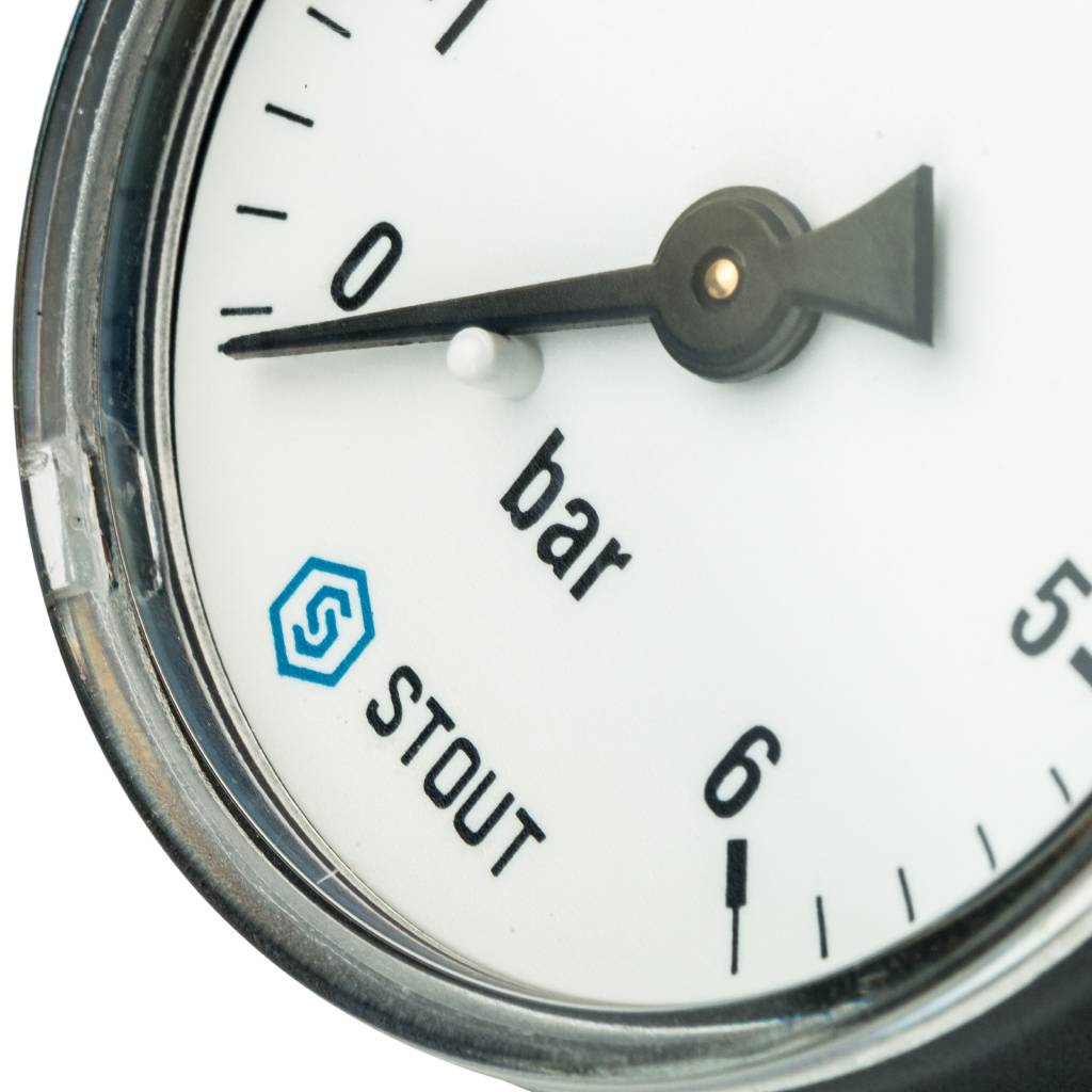 Манометр аксиальный STOUT 50 мм