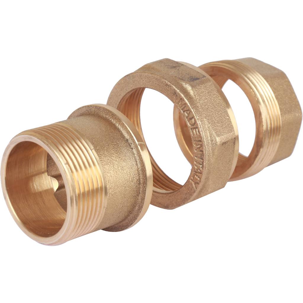 Соединитель прямой Itap 151 1 1/2 латунный «американка», 63915