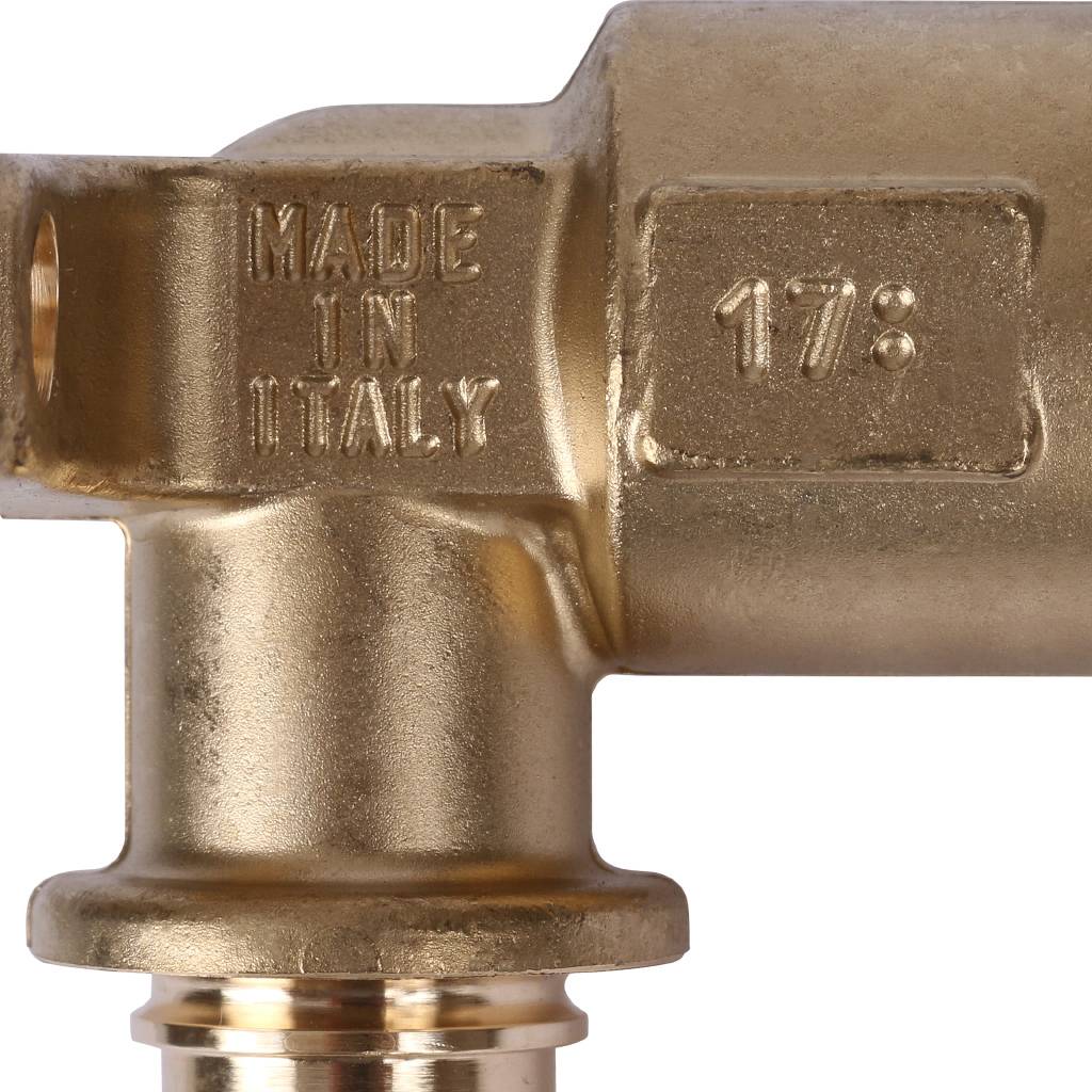 Угольник STOUT настенный с длинным нарезным патрубком 20-Rp 1/2, SFA-0032-002012