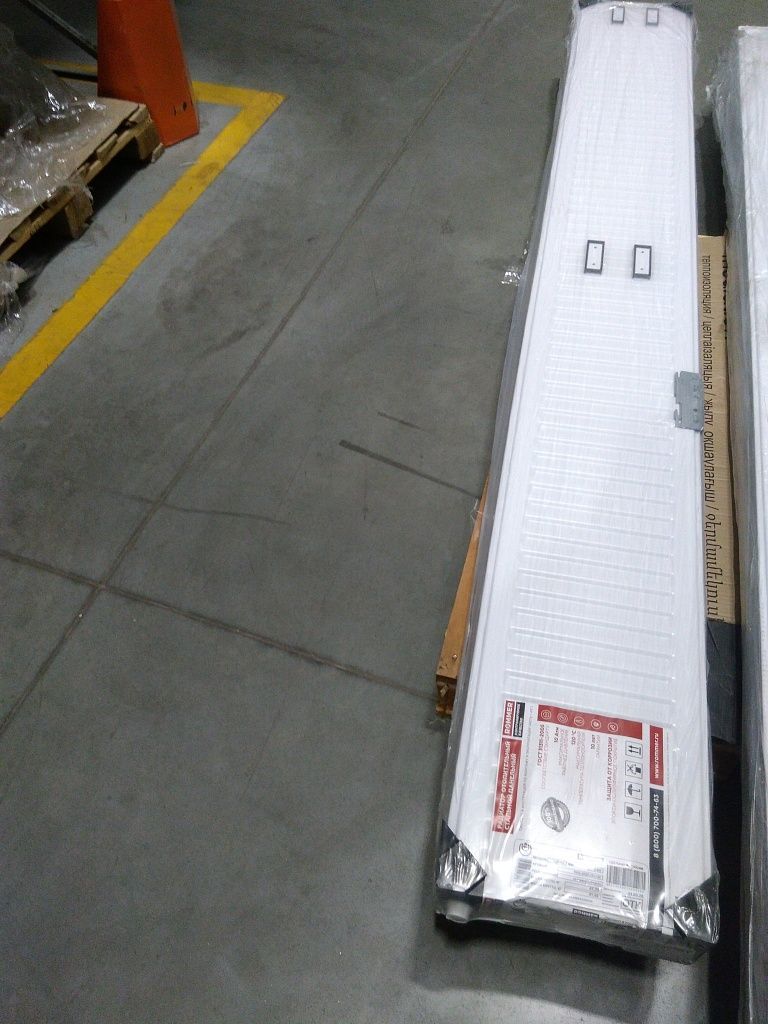 Уцененный товар (царапины, потертости): Стальной панельный радиатор ROMMER Ventil 22/300/2400 нижнее правое подключение, RRS-2020-223240