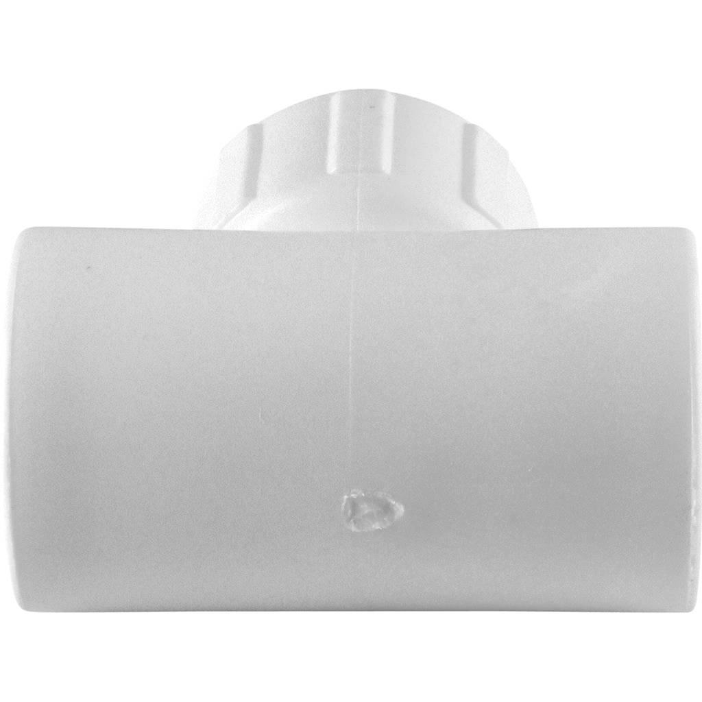 Тройник Политэк 25х1/2 с внутренней резьбой для полипропиленовых труб под сварку (цвет белый), 9500002512