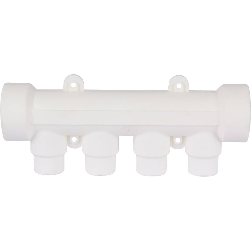 Коллектор с запорными кранами для полипропиленовых труб Kalde (4 выхода)