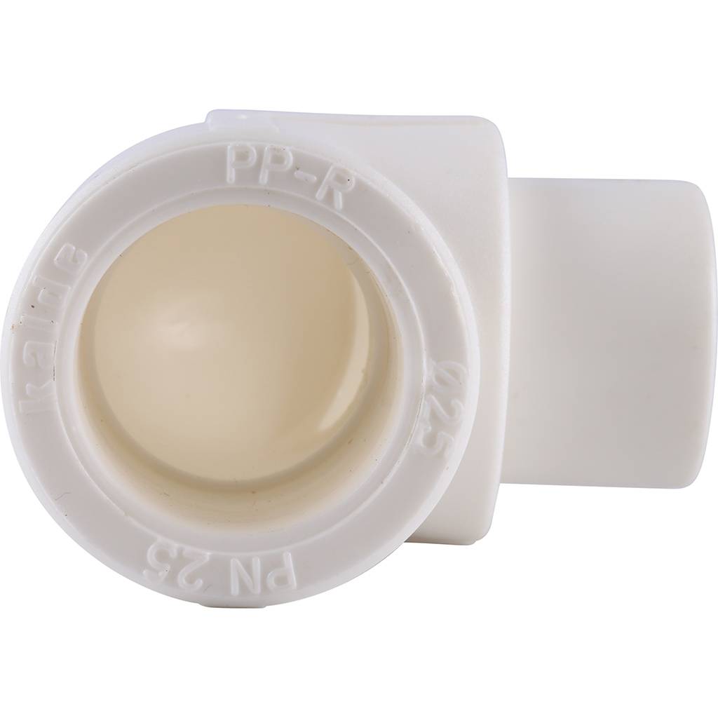 Угольник 90* Kalde d=25 вн\нар (цвет белый), 3212-elt-250000