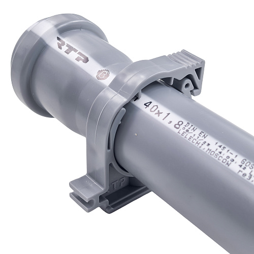 Хомут ВК ПП 40, серый,РТП