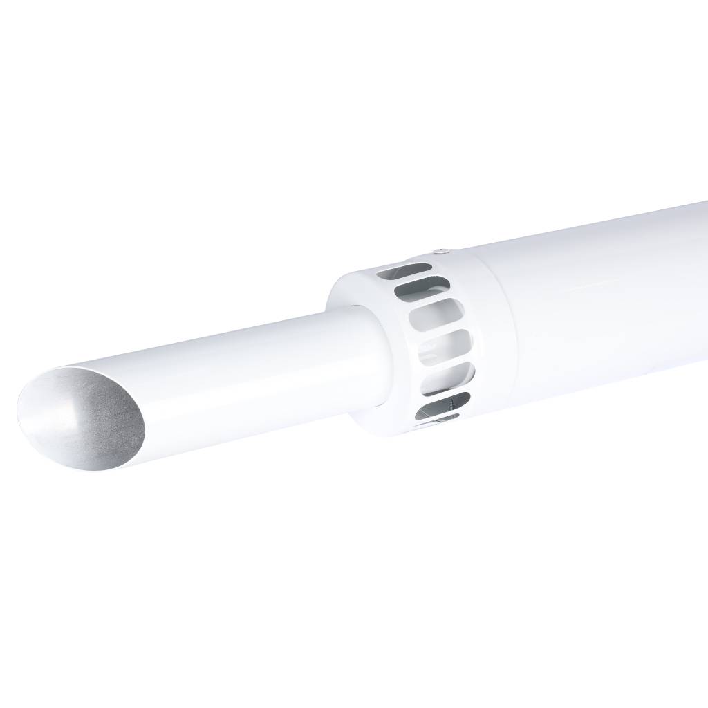 Коаксиальная труба Baxi с наконечником диам. 60/100 мм, общая длина 1000 мм, выступ дымовой трубы 250 мм - антиоблединительное исполнение, MT71413611