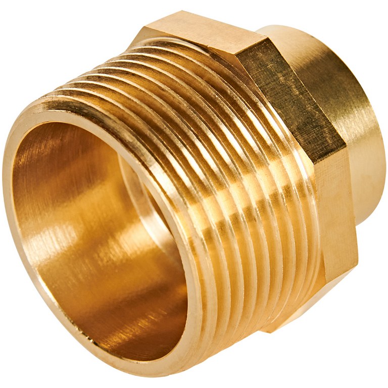 Переход JINTIAN ВП-НР 28x11/4 из латуни под пайку, JT-1424328114