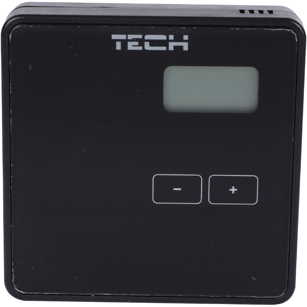 Проводной комнатный двухпозиционный терморегулятор, черный TECH ST-294 v 1, WG.11.0459