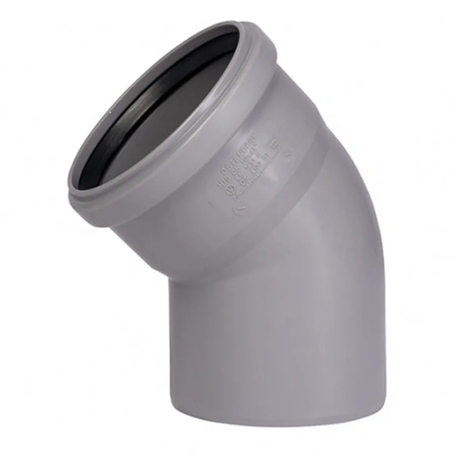 Отвод Ostendorf HTBw, цвет белый 32*45 гр.