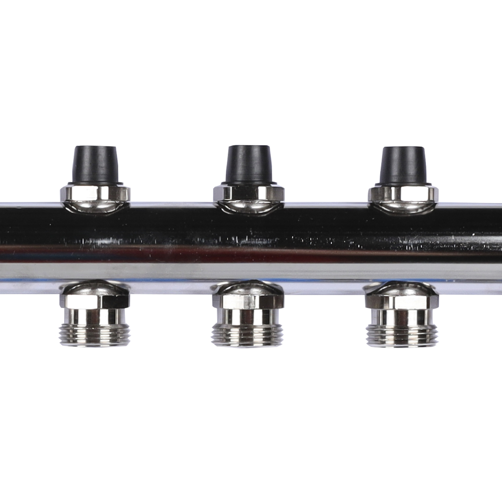 *12180811001 РЕХАУ RAUTHERM S Распределительный коллектор HKV на 8 контуров нерж .сталь (без шаровых кранов)