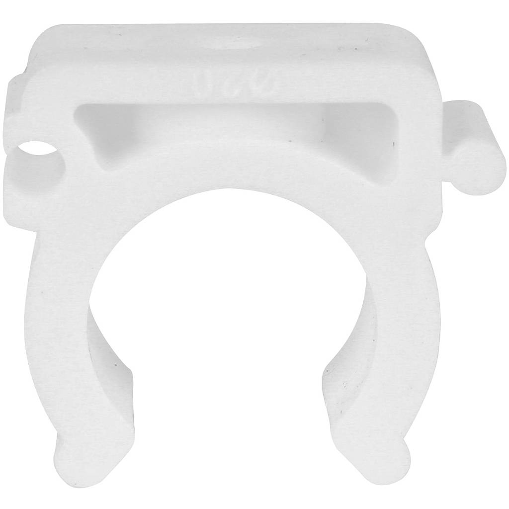 Крепление Kalde d=20 для полипропиленовых труб под сварку (цвет белый), R.3592-bck-202201