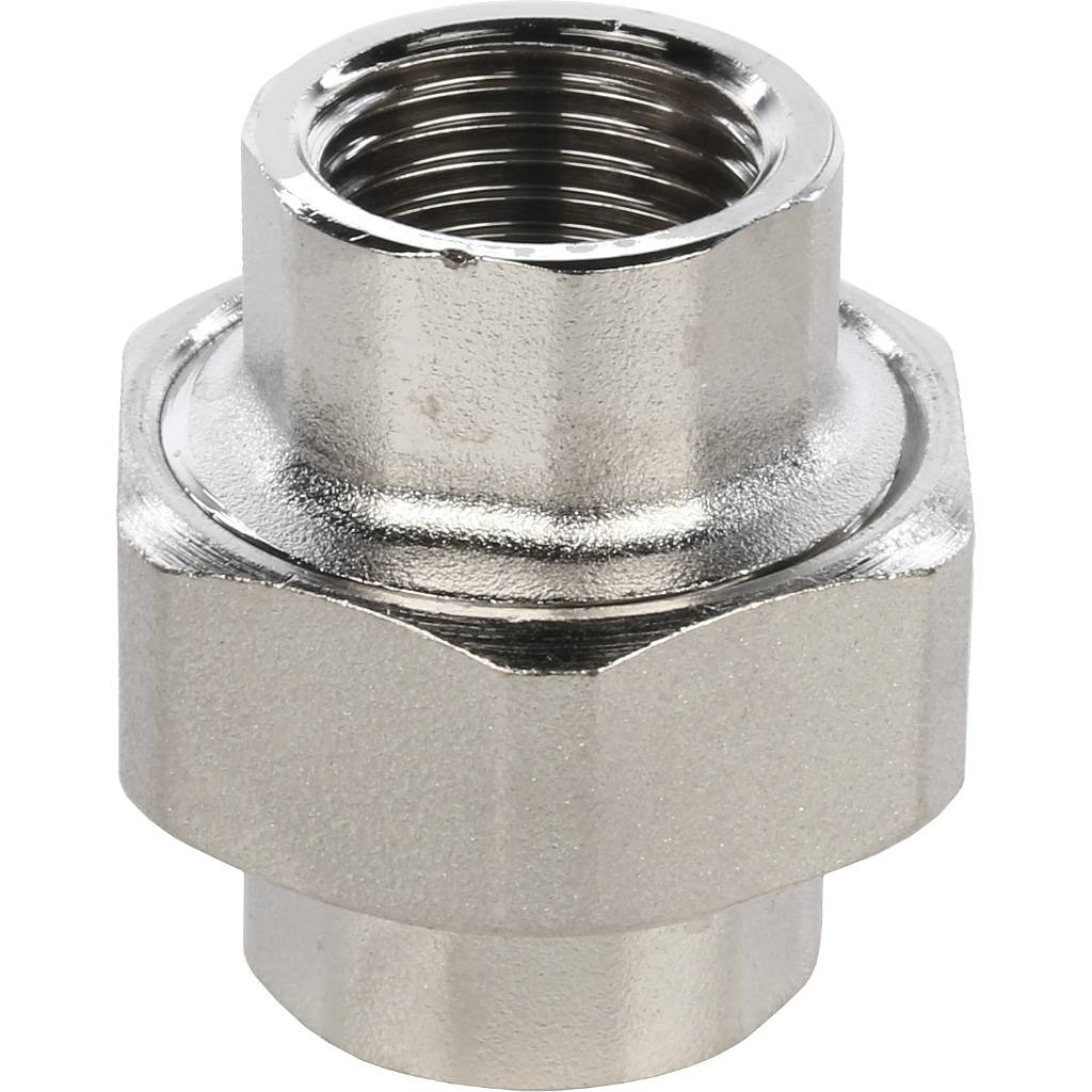 Разъемное соединение STOUT американка ВВ никелированное 1/2, SFT-0034-000012