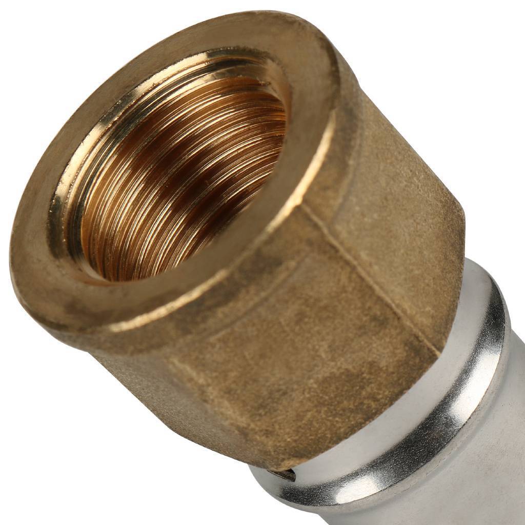 Переходник STOUT с внутренней резьбой 1/2 х20 для металлопластиковых труб прессовой, SFP-0002-001220