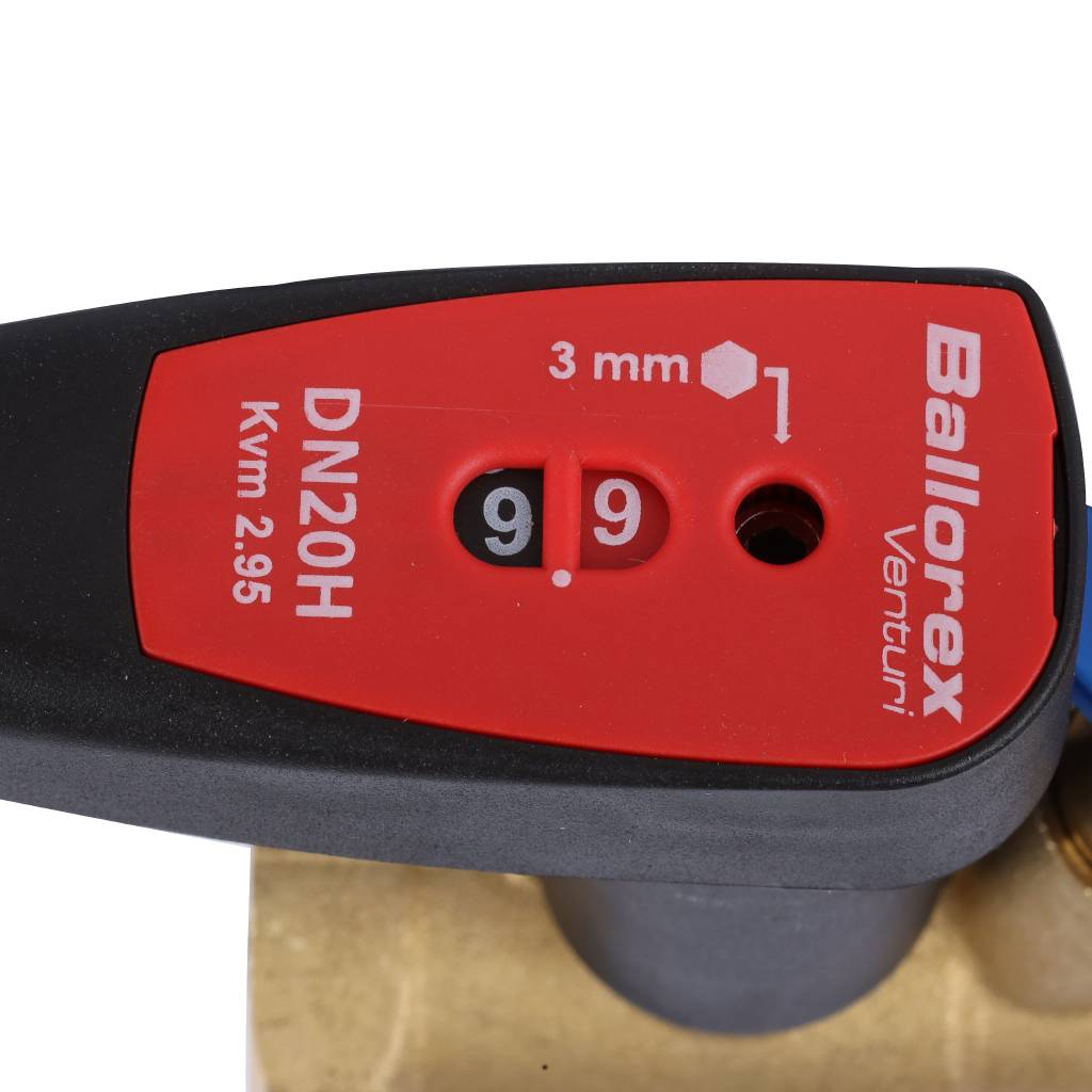 Клапан балансировочный БРОЕН Venturi FODRV DN 020 PN 25 ручной повышенной пропускной способности с дренажем, 588219