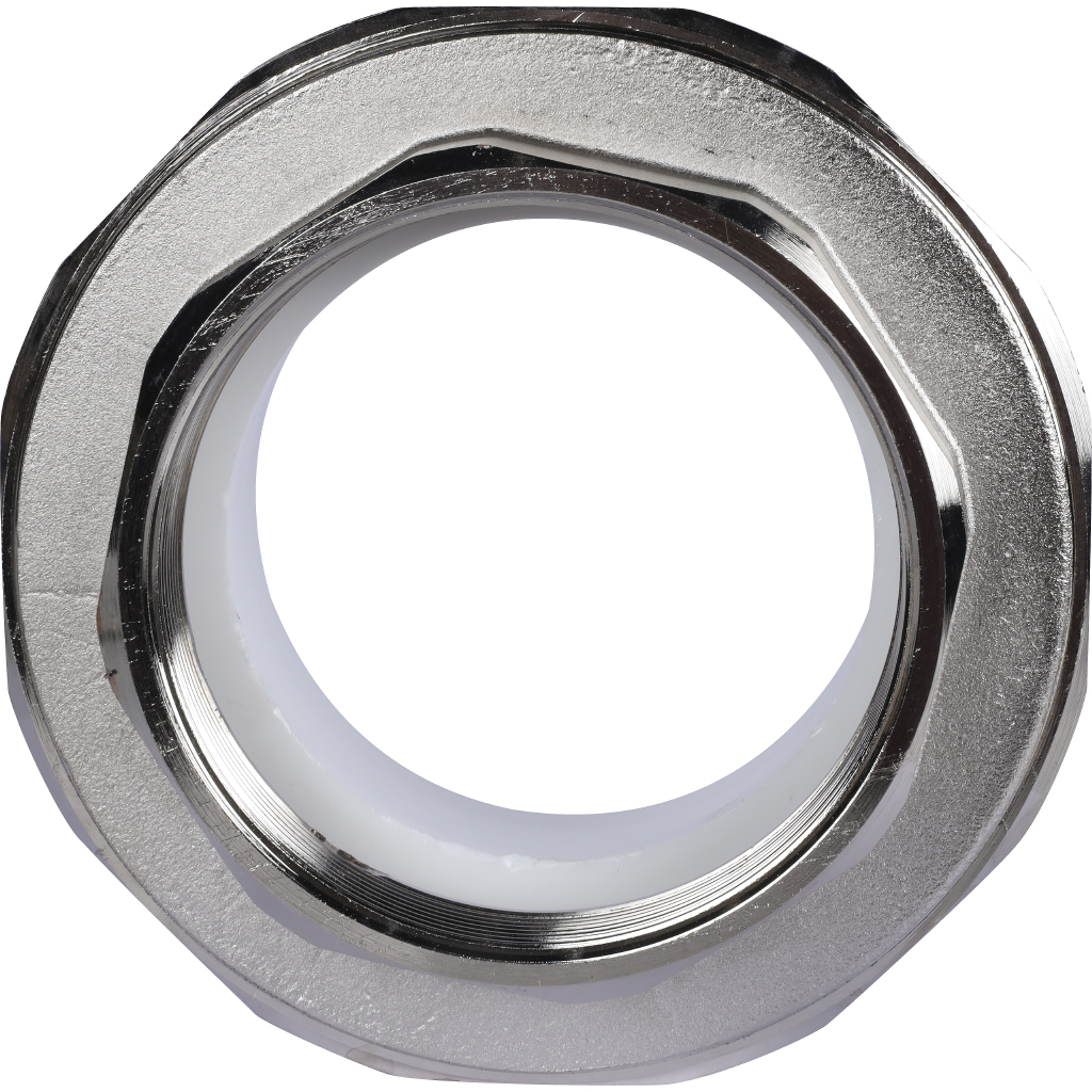 Муфта разъемная Kalde с внутренней резьбой 110x4 для полипропиленовых труб под сварку (цвет белый), 3252-tuf-110400