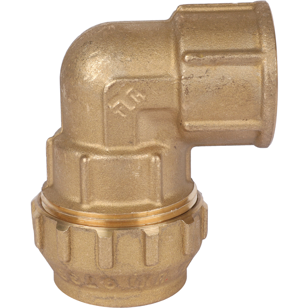 Угольник TIEMME с внутренней резьбой 32х1 для труб ПНД винтовой, 3400162