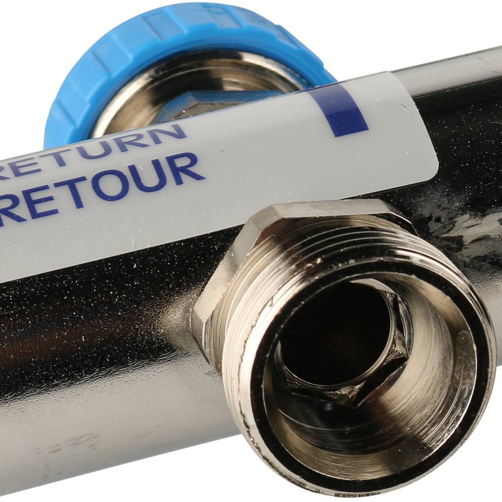 Распределительный коллектор РЕХАУ RAUTHERM S HKV-D на 11 контуров нерж .сталь (без шаровых кранов), 12081111002