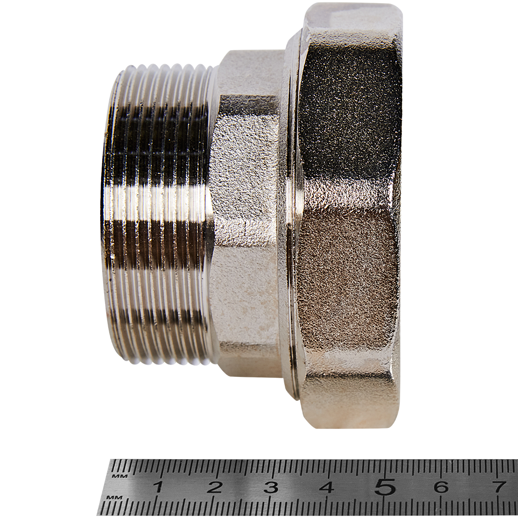 Муфта комбинированная Pro Aqua d=50-2 PP-R разъемная (американка) НР Белая