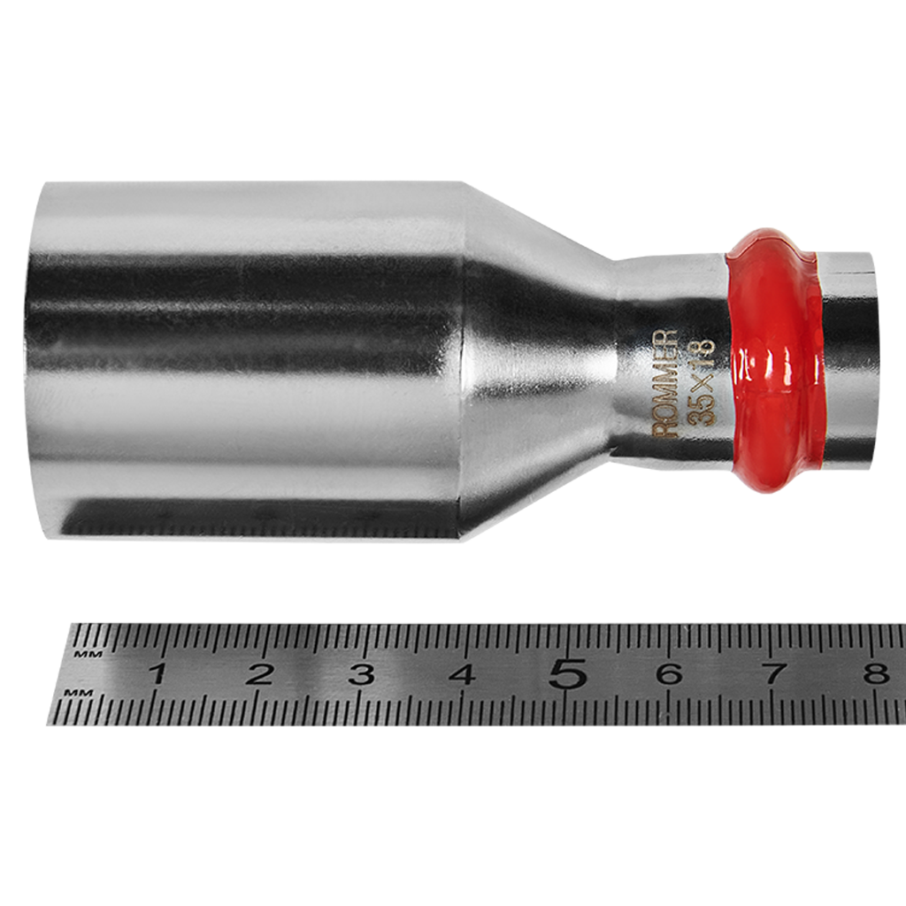 RSS-0020-003518 ROMMER Муфта переходная НПр-ВПр, 35х18, из нержавеющей стали прессовой