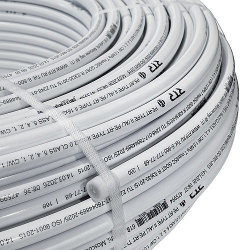 Труба металлопластиковая PERT-AL-PERT 16х2,0х200, белый, РТП